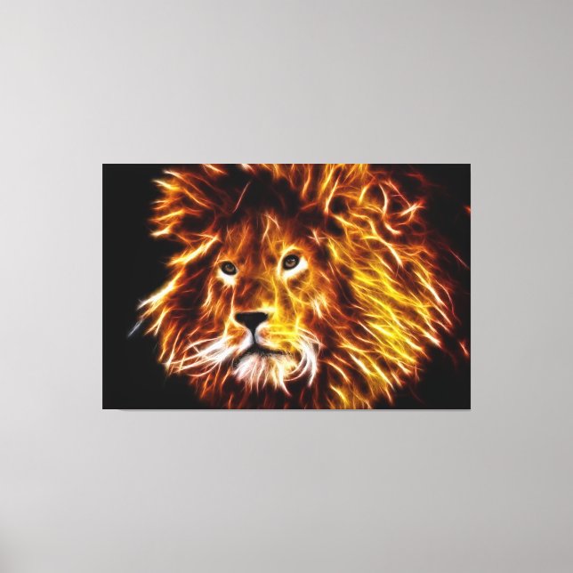 Lion Canvas Print (Front)