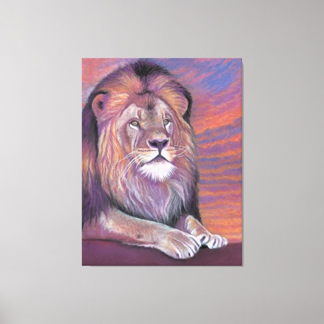 Lion Canvas Print (Front)