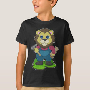 Lion Carpenter Hammer T-Shirt