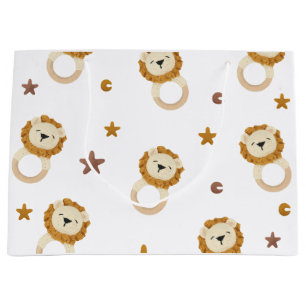 Lion cartoon large gift bag
