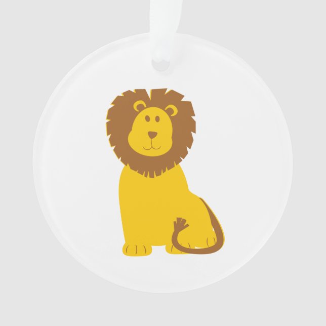 Lion cartoon ornament (Front)
