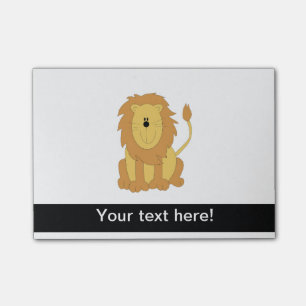 Lion cartoon post-it notes