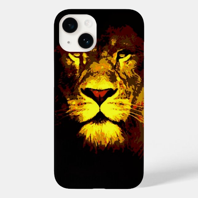 Lion Case-Mate iPhone Case (Back)