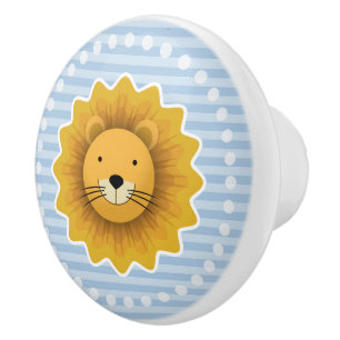 Lion Ceramic Knob