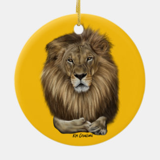 Lion - Ceramic Ornament