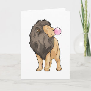 Lion Chewing gum Card