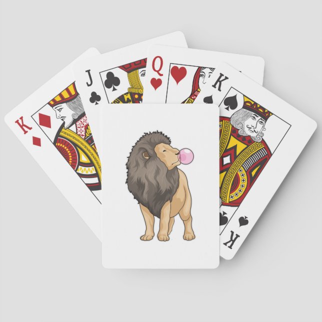 Lion Chewing gum Playing Cards (Back)