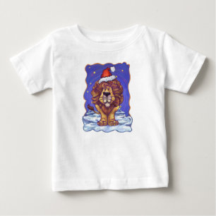 Lion Christmas Baby T-Shirt