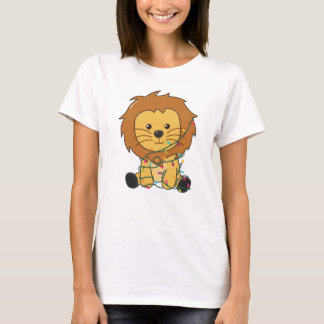 Lion Christmas Snow Winter Animals Lions T-Shirt