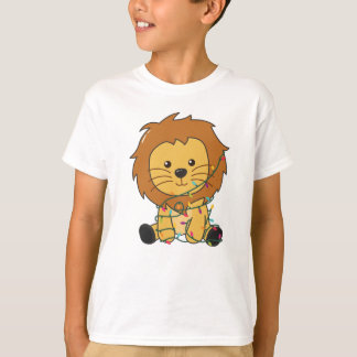 Lion Christmas Snow Winter Animals Lions T-Shirt