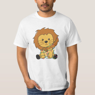 Lion Christmas Snow Winter Animals Lions T-Shirt