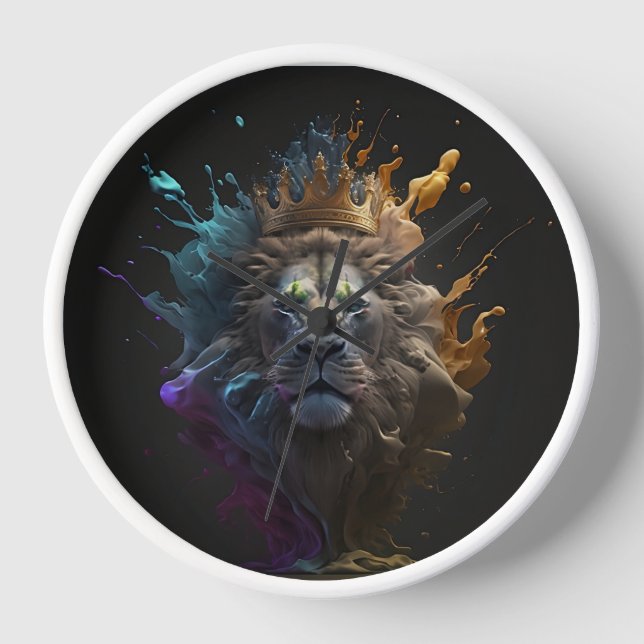 lion  clock (Front)