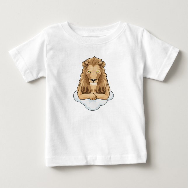 Lion Clouds Baby T-Shirt (Front)