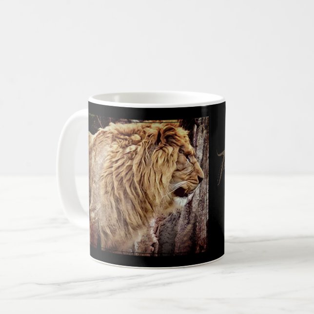 Lion Coffee Mug (Front Left)
