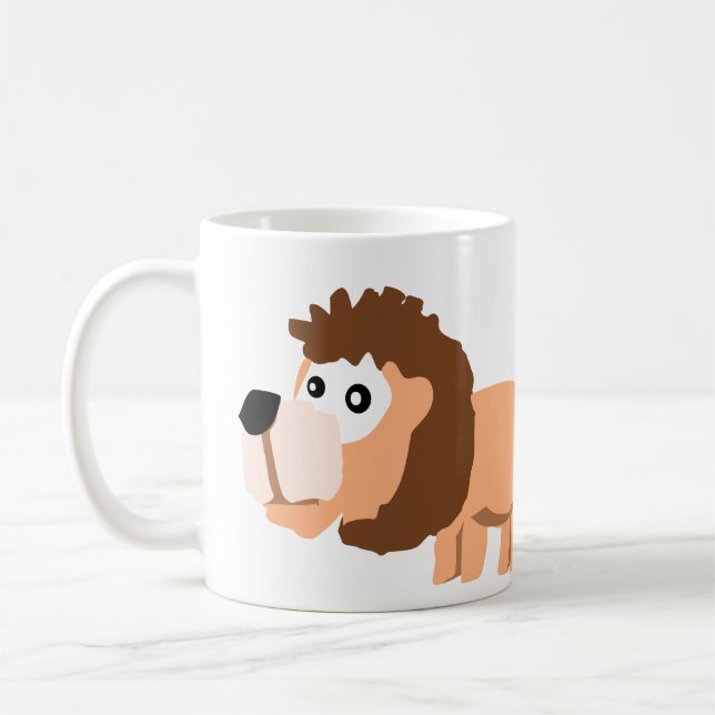 Lion Coffee Mug (Left)