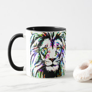 Lion Coffee Mug - Lion Head Coffee Cup