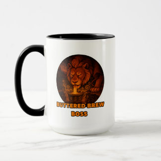 lion coffee mug men