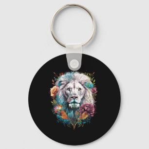 Lion Colourful Lions From Africa Day Of The Key Ring