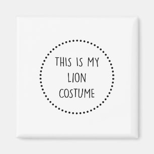 Lion Costume Magnet