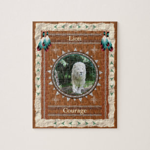 Lion Courage Energy Jigsaw Puzzle