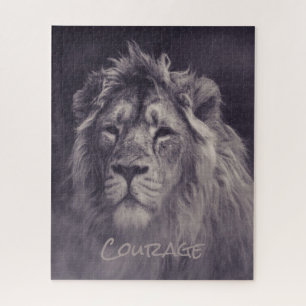 Lion Courage King of the Jungle Jigsaw Puzzle