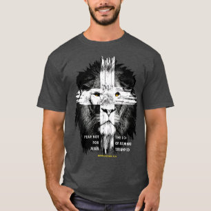 Lion Cross Jesus Christian Lord God Believer  T-Shirt
