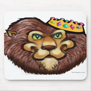 Lion Crown Mouse Mat