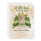 Lion Cub A Little King Is On His Way Baby Shower