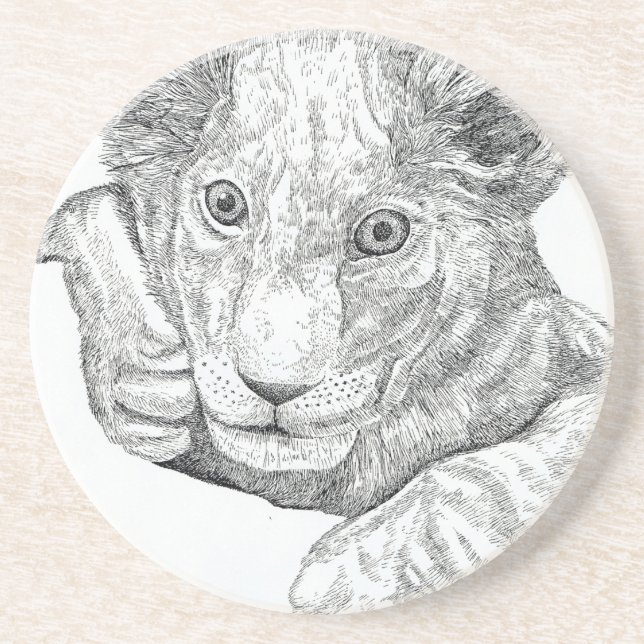 Lion Cub Coaster (Front)