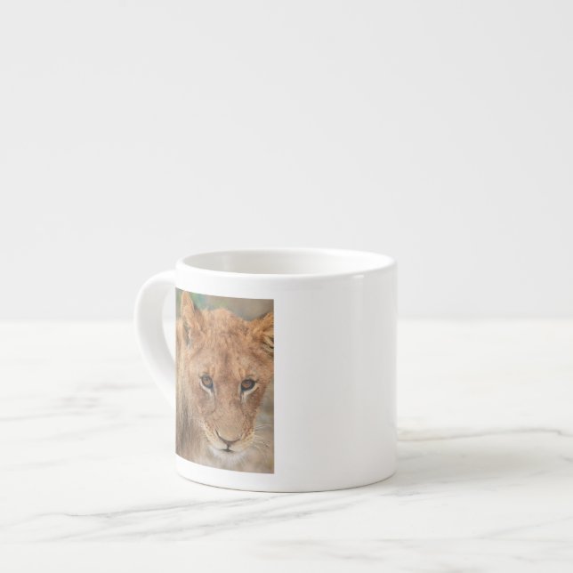 Lion Cub Espresso Cup (Front Left)