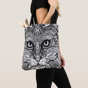 Lion Cub Face Tote Bag