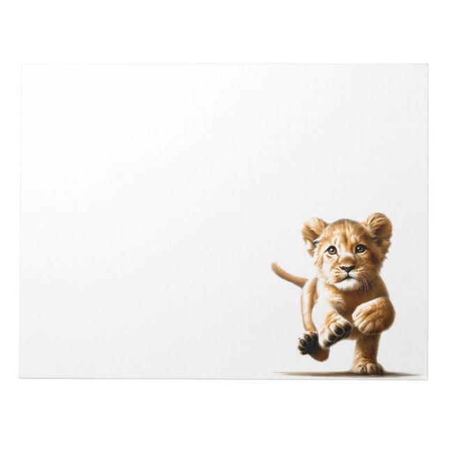 Lion Cub Notepad (Front)
