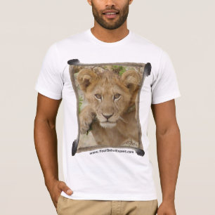 Lion Cub T-Shirt with Lion Tail Frame