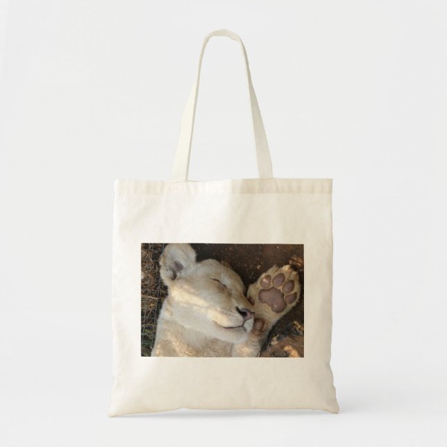 Lion cub tote bag (Front)