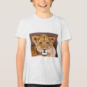 lion cub Tri-Blend shirt