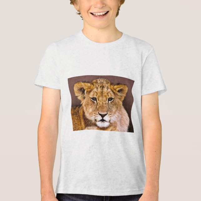  lion cub Tri-Blend shirt (Front)