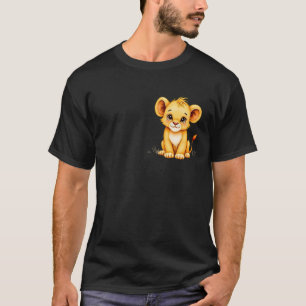 Lion Cub Wildlife Fantasy Art T-Shirt