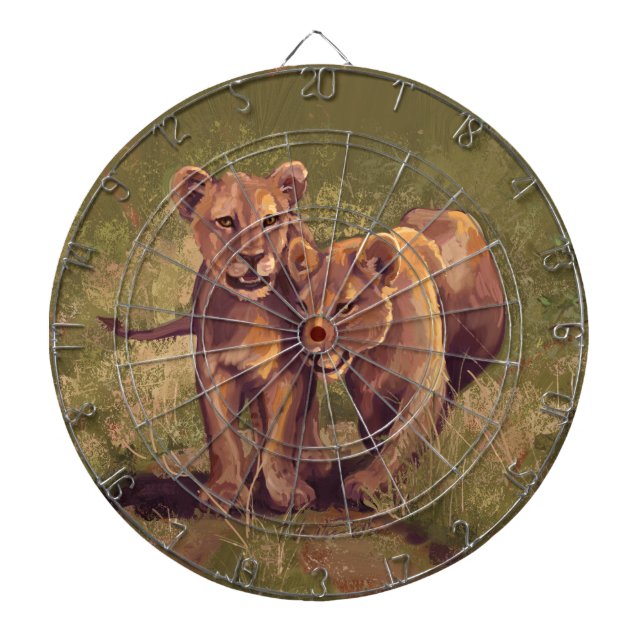 Lion Cubs Dartboard (Front)