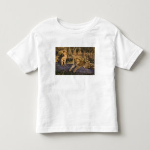 Lion Cubs on Log Toddler T-Shirt