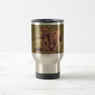 Lion Cubs Travel Mug