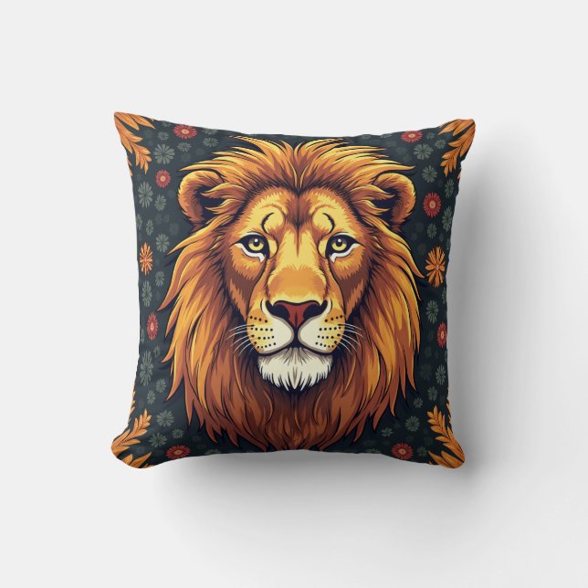 lion cushion pillow (Front)