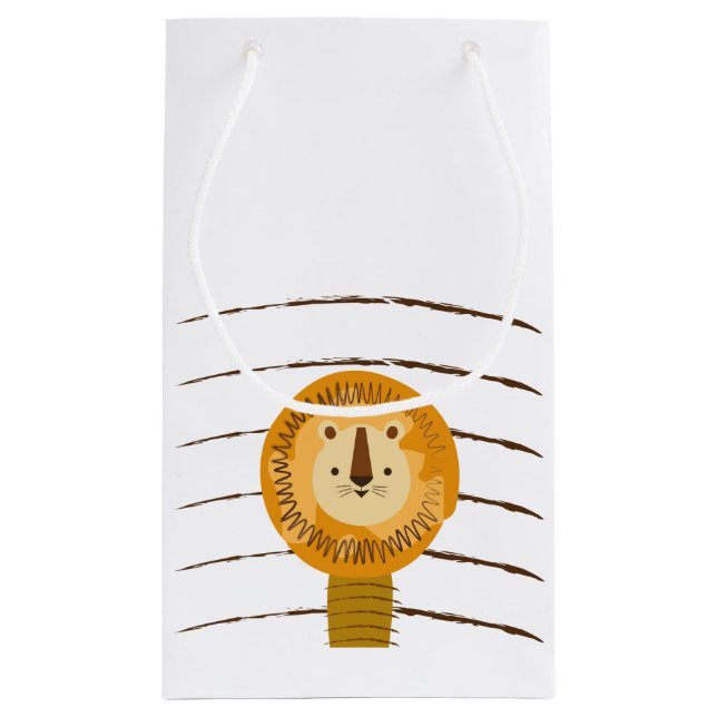 Lion Cute Cartoon Kids Baby Small Gift Bag (Back)