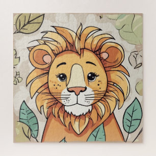 Lion cute jigsaw puzzle