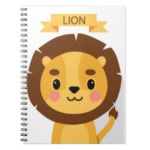 Lion Cute Lion Portrait Notebook
