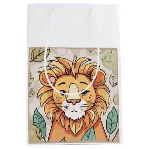 Lion cute medium gift bag