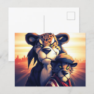 Lion Cute Postcard