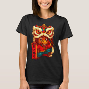 Lion Dance Year Of The Horse Chinese New Year 2026 T-Shirt