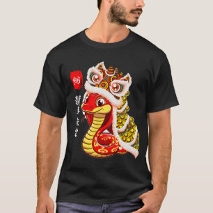 Lion Dance Year Of The Snake Chinese New Year Zodi T-Shirt