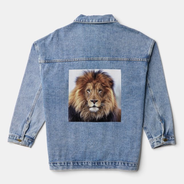 LION Denim Jacket (Back)