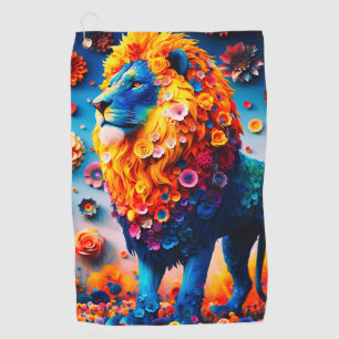 Lion Design Golf Towel